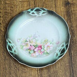 Three Crowns Germany Hand-Painted Vintage Decorative Plate 6-1/4"